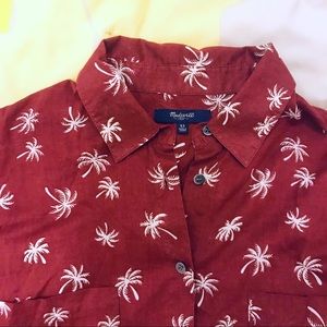 Madewell 🌴 Palm Tree Button Down